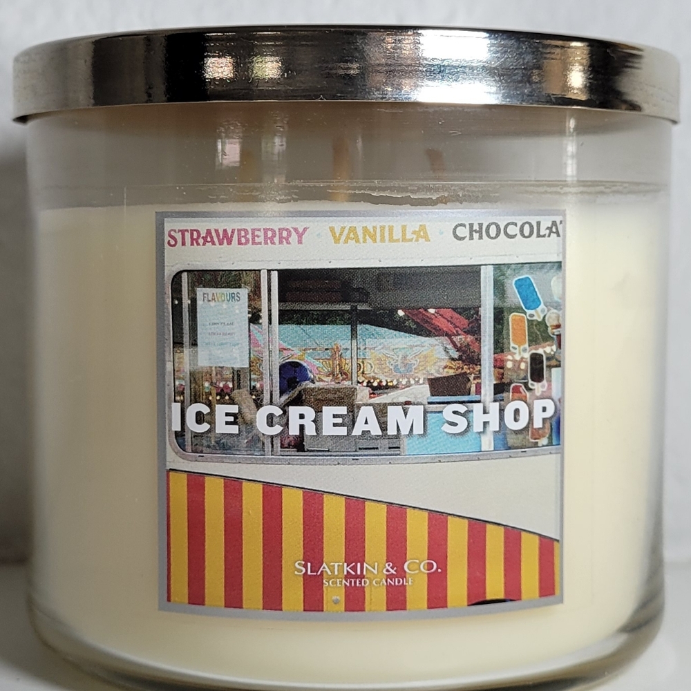 Bath & Body Works Ice Cream Shop Scented Candle 14.5oz 3 Wick